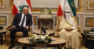 عون وأمير الكويت